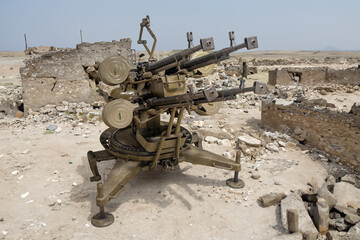 Anti Aircraft quad machine gun Calibre 12,7mm