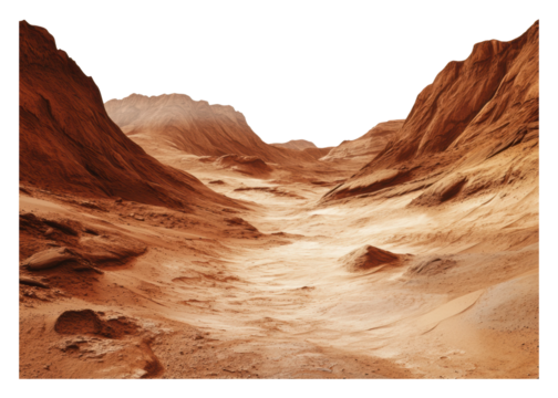 PNG Remote mountainous desert landscape