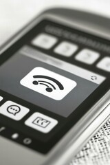Obraz premium Smartphone Call Icon for Communication and Customer Service