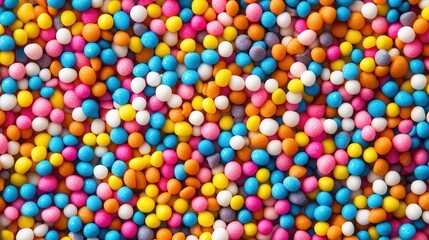 Colorful Candy Sprinkles - Close Up Macro Photography of Sweet Treats