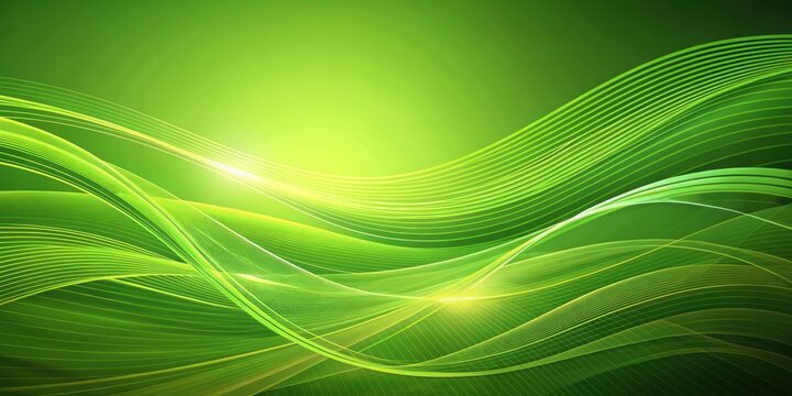 Abstract wallpaper with organic green lines, creating a beautiful and loveable design , nature, elegant, aesthetic, abstract