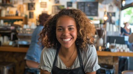 Fototapeta premium Facilitates Customer Satisfaction: Enhances customer interactions by focusing on understanding their needs and delivering solutions that ensure satisfaction and loyalty. 