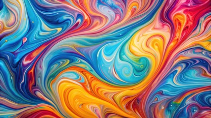 Colorful abstract background resembling oil paint swirls on a marble texture, oil paint, colorful, marble, texture