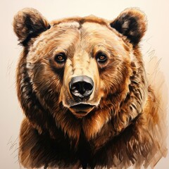 Obraz premium the AI Image Generator, illustration of The polar bear