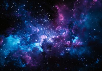 Cosmic Nebula A Symphony of Stars and Gas