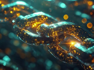 NFT Non-fungible token digital crypto art blockchain technology concept.