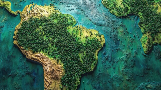 South America's Lush Rainforest Topography