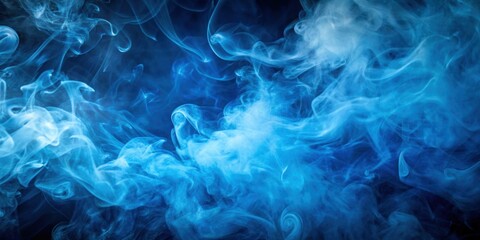 Obraz premium Captivating smoky blue background perfect for creative projects, smoky, blue, background, mesmerizing, captivating, shades