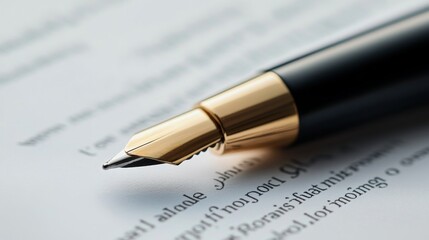 Fototapeta premium Binding contracts in law, ensuring legal protection and mutual obligations
