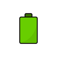 Battery icon vector design element templates simple