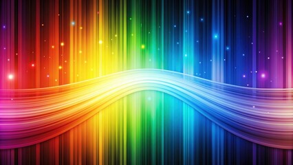 Abstract background with vibrant rainbow lines, abstract, background, vibrant, rainbow, colorful, lines, design, texture