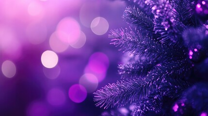 Bright purple festive background with a trendy color perfect for Christmas decorations or projects Features a blurred effect with ample space for text