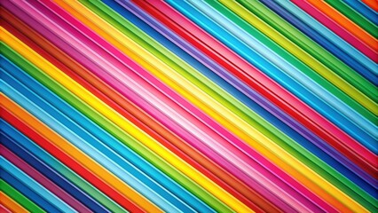 Obraz premium Abstract background with colorful diagonal stripes, abstract, background, stripes, pattern, design, texture, colorful, geometric