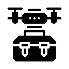 drone kit glyph icon