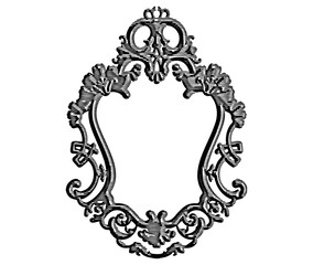  Luxury classic Vintage frame. border illustration.copperplate engraving.