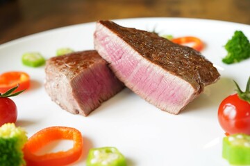 ヘレステーキ　柔らかい赤身肉