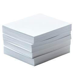 stack of blank white paper sheets neatly arranged, ideal for various printing and crafting needs. This versatile paper can be used for office tasks, art projects, or note taking
