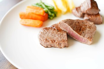 ヘレステーキ　柔らかい赤身肉