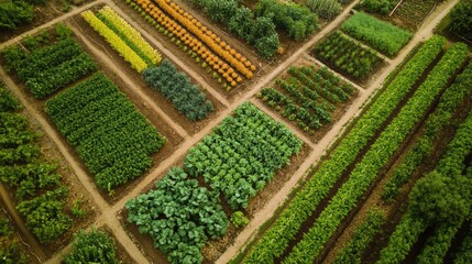 Eco friendly farming techniques focusing on diverse crop varieties and sustainable practices