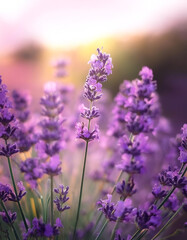 Obraz premium Fresh Lavender flower on natural background