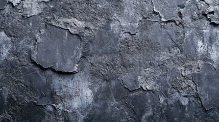 Fototapeta premium Gray rustic concrete stone texture background for a panoramic banner design
