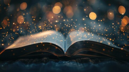 Magic Book with Sparkles
