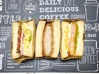 【おうちごはん】3種のサンドイッチ