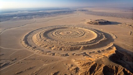 Sahara Desert's Richat Structure