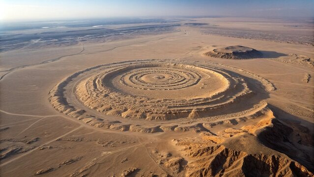 Sahara Desert's Richat Structure