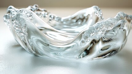 transparent water drop with white background 3d rendering