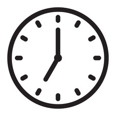 Clock and time icon. Timers icon collection. Vector illustration. EPS 10