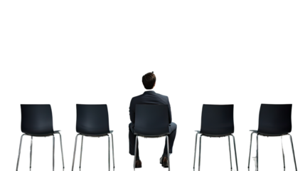 black and white chairs