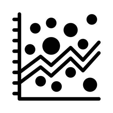 scatter plot glyph icon