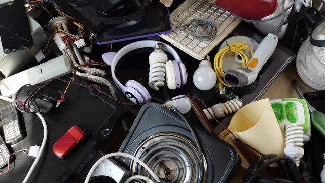 Electronic waste or e-waste describes discarded electrical or electronic devices