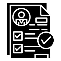 Obraz premium Resume Icon