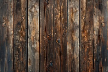 Fototapeta premium Weathered wooden planks with visible grain and knots.
