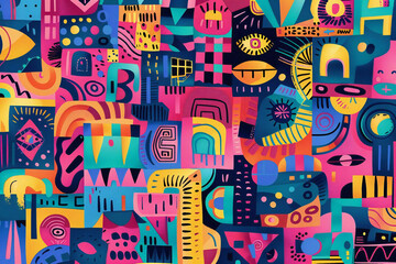 Vibrant Abstract Expression