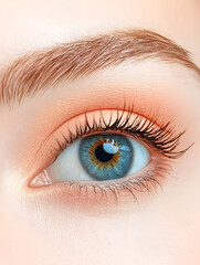 Obraz premium Elegant High-Fashion Beauty Portraits with Radiant Skin, Glamorous Makeup, and Luxurious Skincare Glow.