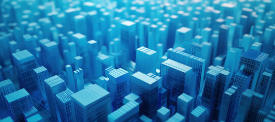 futuristic city building technology business background 29