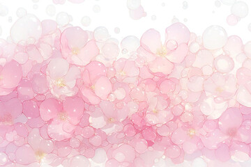 桜色の泡に包まれて