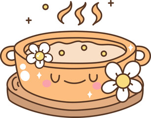 Happy Thanksgiving Day with Cute Character