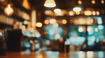 Blurred Bar Interior