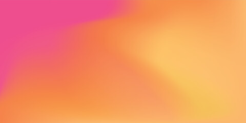 Abstract clear blue sky. Pastel rainbow. Light blue, pink and yellow color vector banner. Pastel gradient sky pattern. Blurred light fuzz colorful gradient background. Vector soft horizontal backdrop