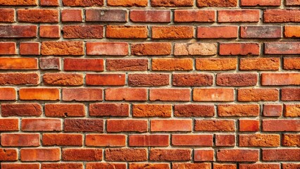 Obraz premium brick wall background with red bricks