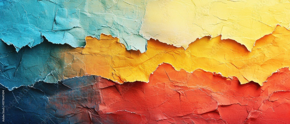 Poster scrap paper art creation abstract background textured color gradients artistic environment close-up 