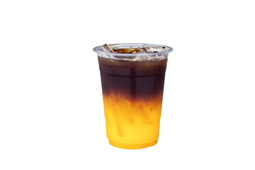 roasted coffee orange juice amaricano iced cold drinks no sugar menu tasty