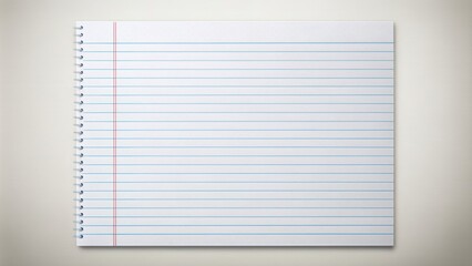Blank lined white paper sheet, blank, lined, paper, sheet, notebook, empty, stationery, template, writing, school