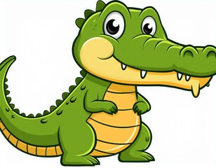 Obraz premium crocodile cartoon posing