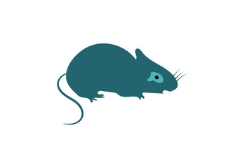 Mouse or rat logo design, Vector design Concept