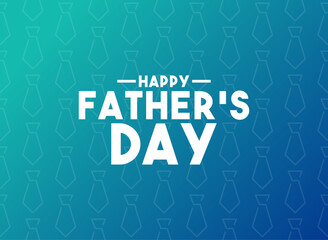 Happy Father's Day. Third Sunday of June. Seamless pattern tie line icon on gradient background.